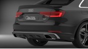 Spoiler spate cu tipsuri de evacuare Caractere | Audi A4 Limuzina 2016 - (8W2)